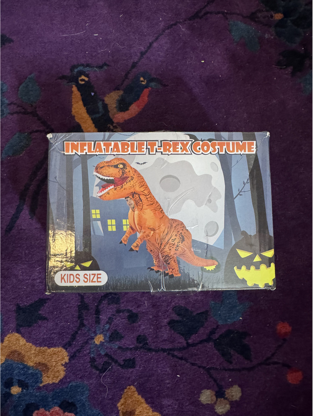 NIB Kids Inflatable T-Rex Costume